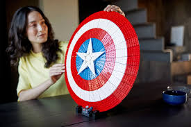 LEGO Introduces an Enormous Captain America Shield Set: A Monumental 18.5-Inch Replica Made with 3,000 Pieces