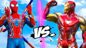 Marvel universe: Spider-Man vs. Iron Man!