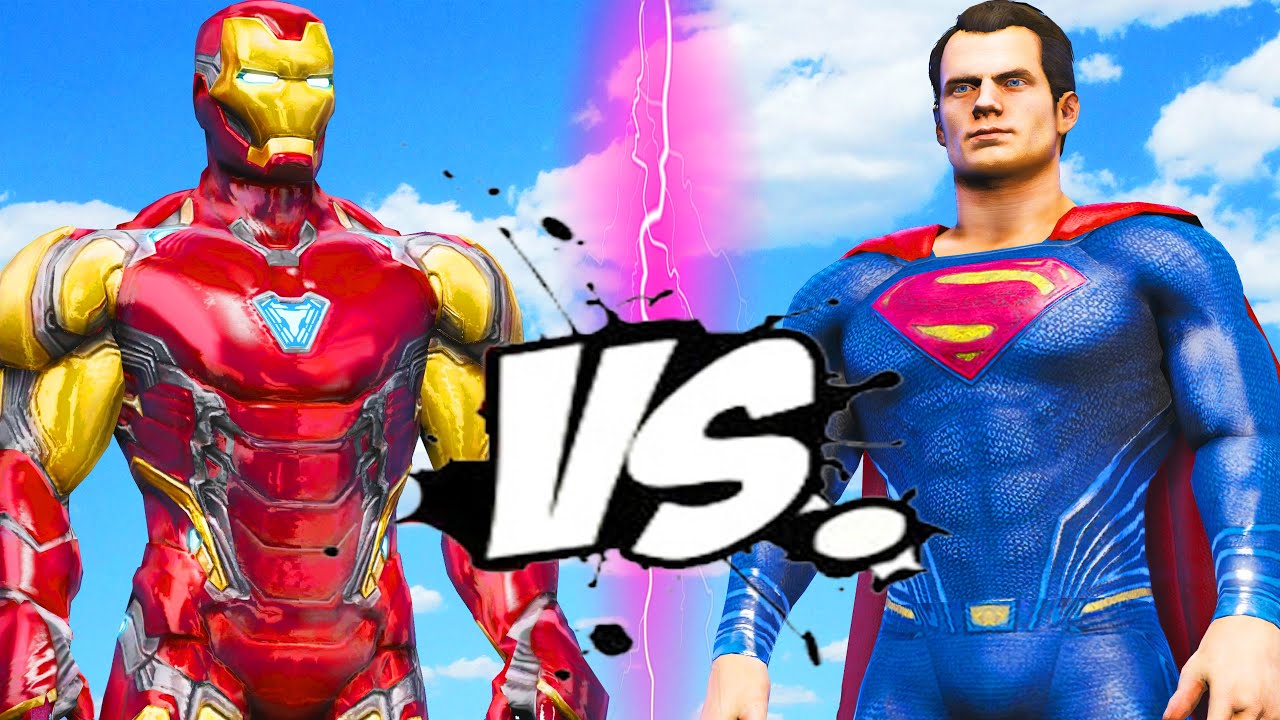 the ultimate showdown: Iron Man vs. Superman!